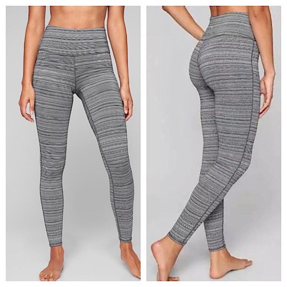Athleta • High Rise Jacquard Chaturanga 7/8 Tight